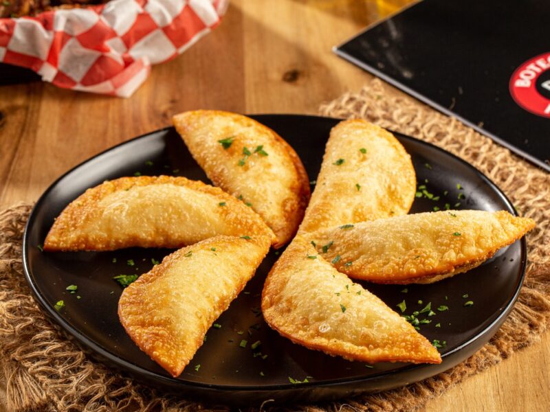 Brazilian Empanadas (Pastéis) served at Boteco Restaurant