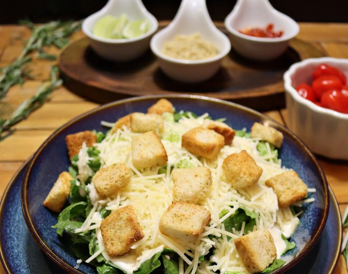 Caesar Salad (Salada Caesar) served at Boteco Restaurant