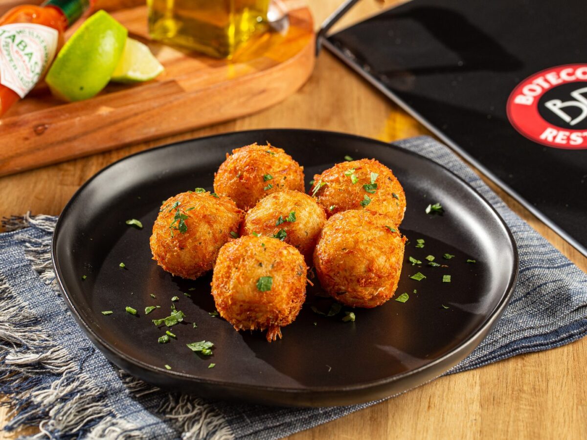 Codfish Fritters (Bolinho de Bacalhau) served at Boteco Restaurant