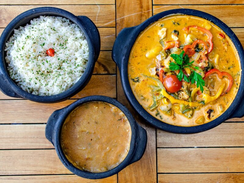 Moqueca — Brazilian fish stew in a clay pot