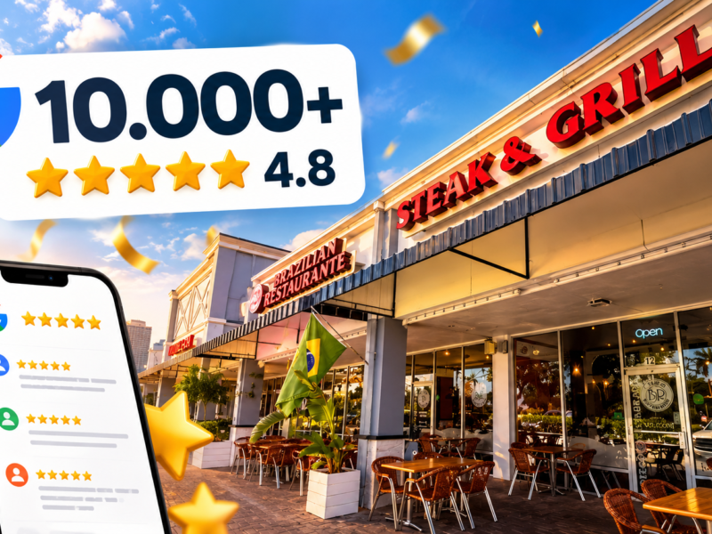 Restaurant Celebrates 10,000+ Google Reviews